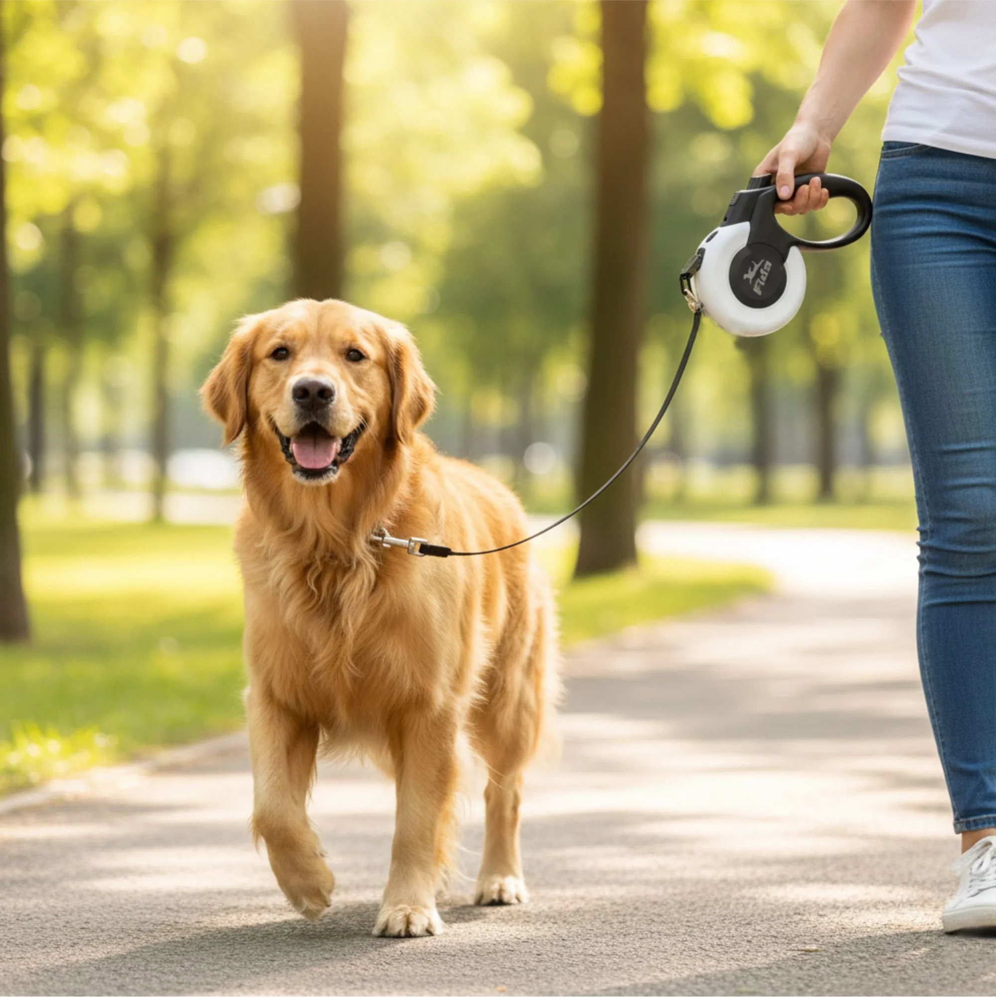 Fida Mars Retractable Leash for Dogs (Red) - Image 6