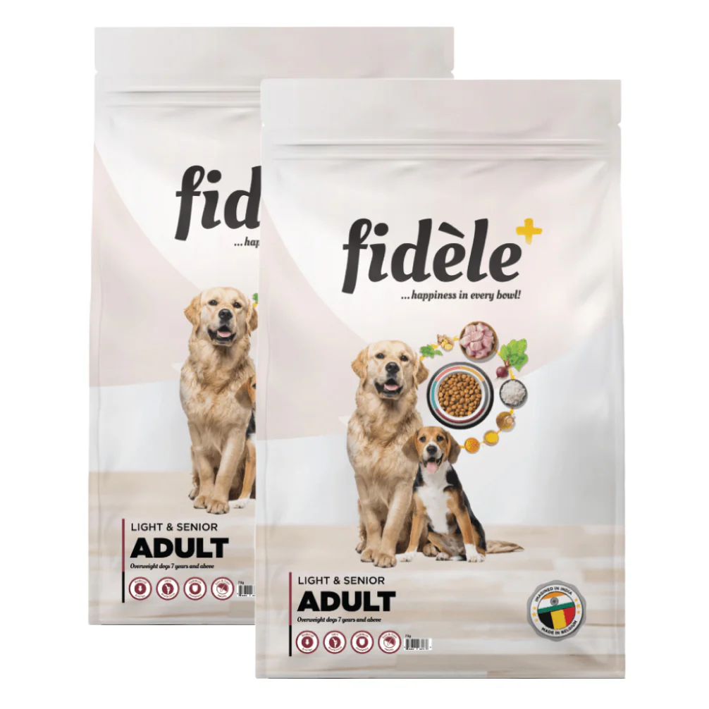 Fidele Plus Adult Light & Senior Dog Dry Food - Image 12