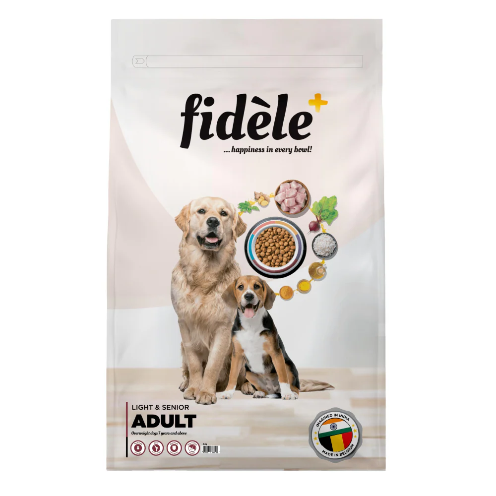 Fidele Plus Adult Light & Senior Dog Dry Food - Image 2