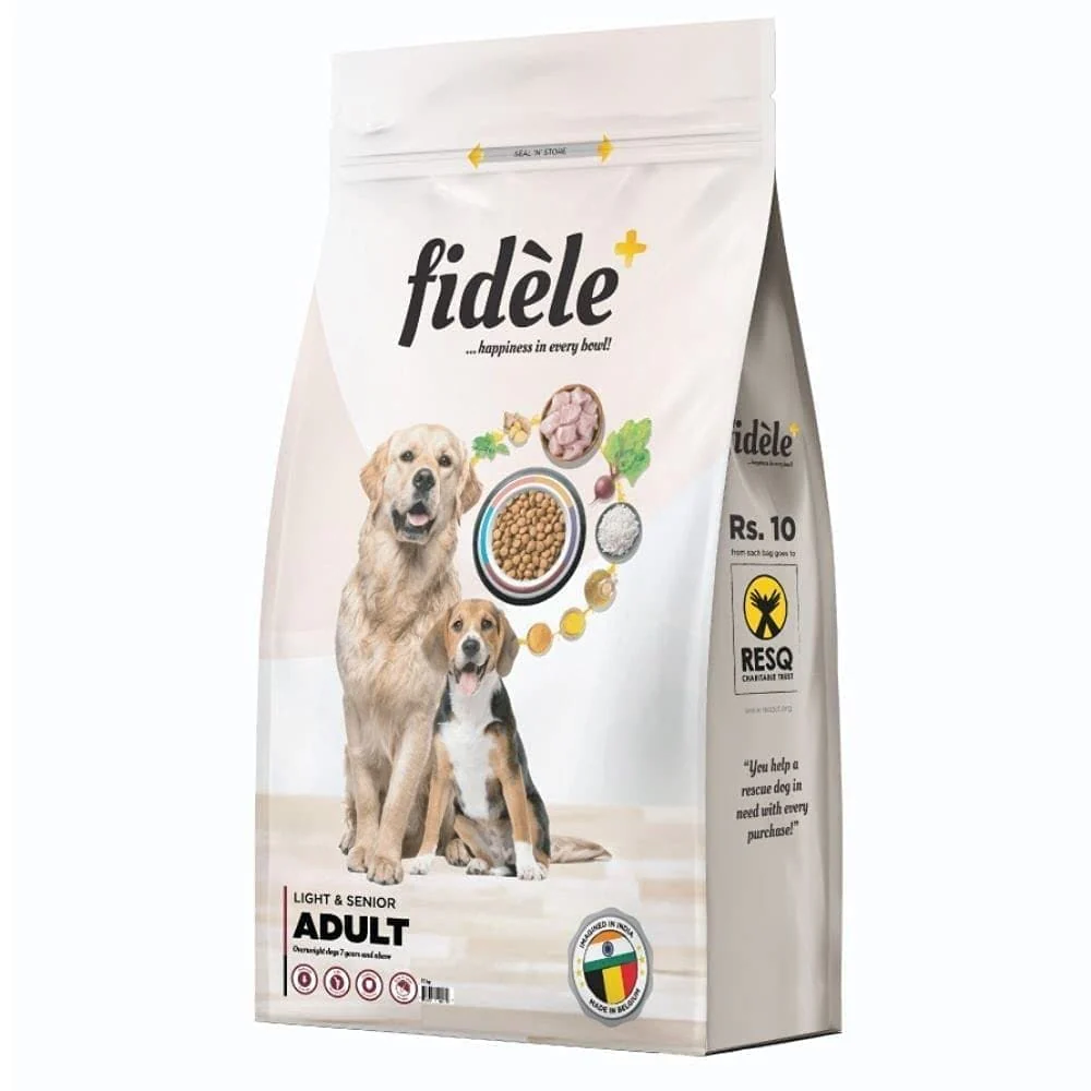 Fidele Plus Adult Light & Senior Dog Dry Food - Image 5