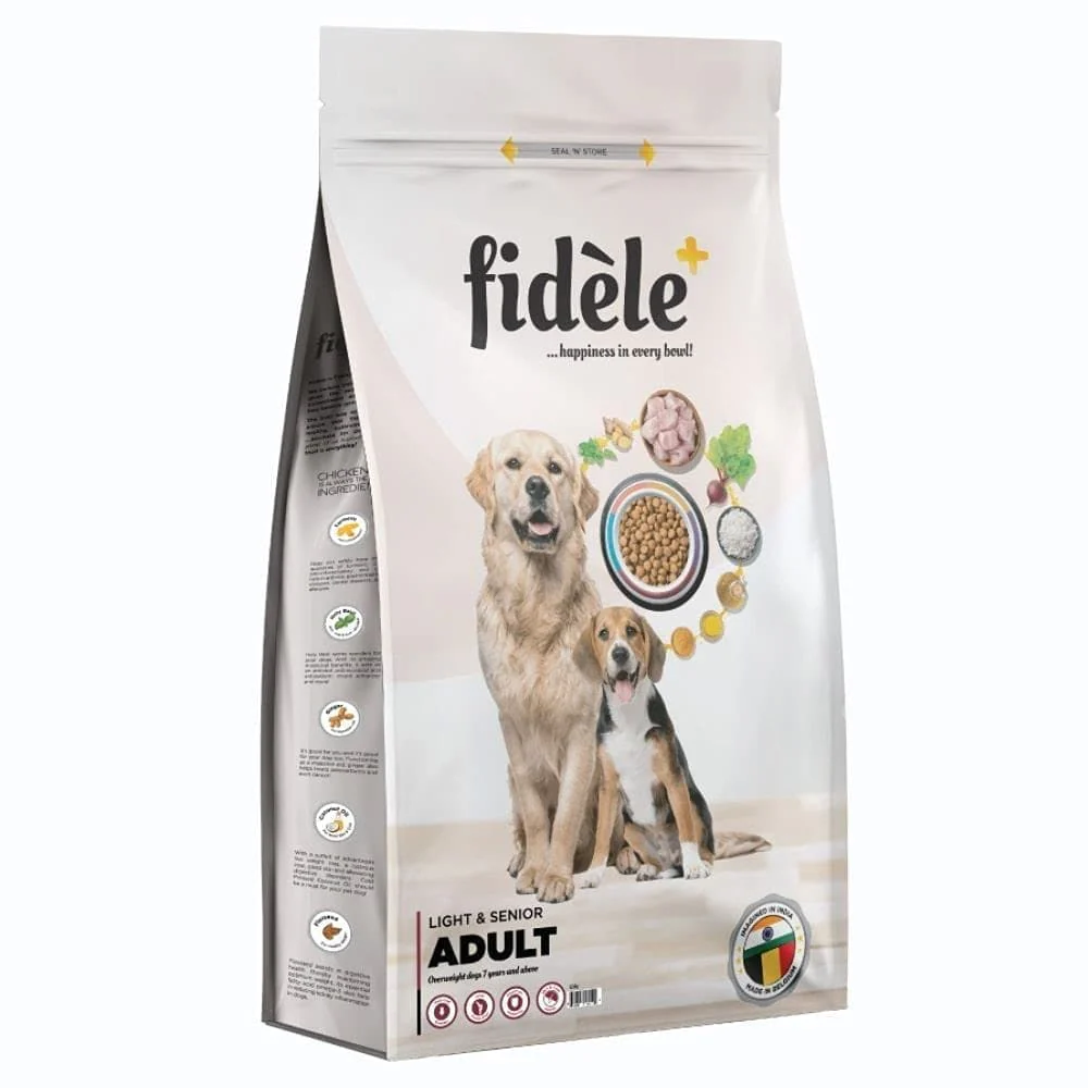 Fidele Plus Adult Light & Senior Dog Dry Food - Image 6