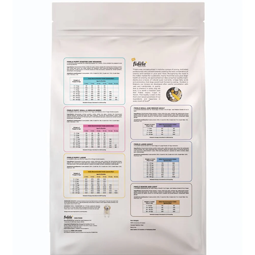 Fidele Plus Adult Small & Medium Dog Dry Food - Image 12