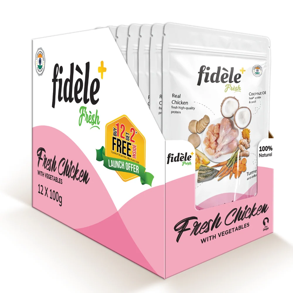 Fidele Plus Fresh Chicken with Vegetables Dog Wet Food - Image 18