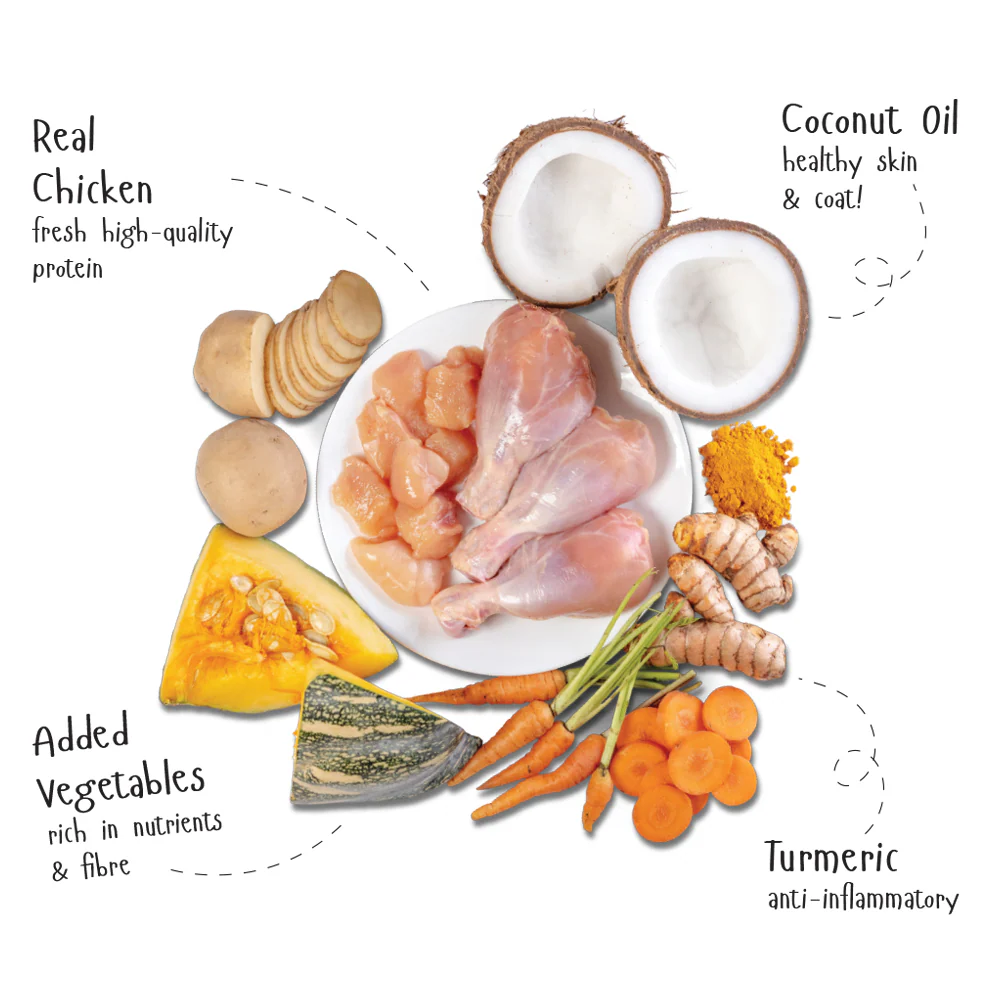 Fidele Plus Fresh Chicken with Vegetables Dog Wet Food - Image 4