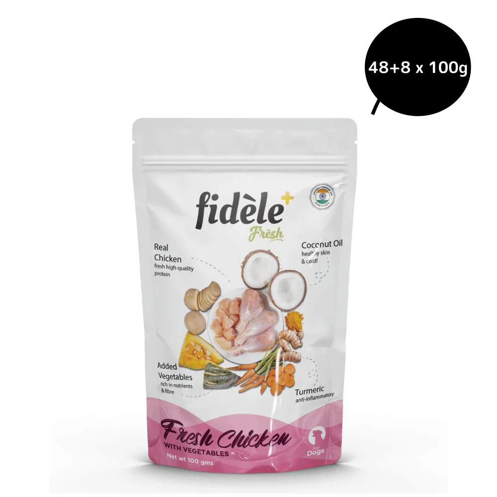 Fidele Plus Fresh Chicken with Vegetables Dog Wet Food - Image 19