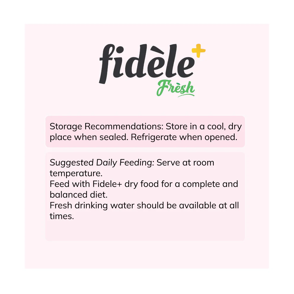 Fidele Plus Fresh Chicken with Vegetables Dog Wet Food - Image 2