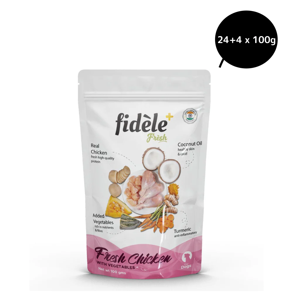 Fidele Plus Fresh Chicken with Vegetables Dog Wet Food - Image 20