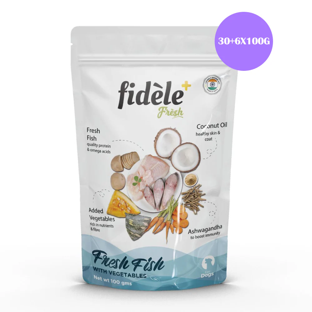 Fidele Plus Fresh Fish with Vegetables Dog Wet Food - Image 10