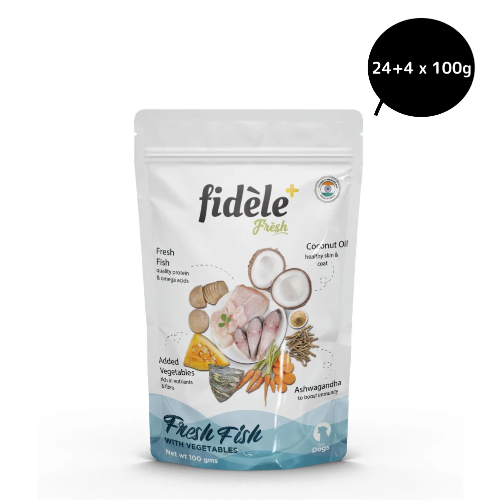 Fidele Plus Fresh Fish with Vegetables Dog Wet Food - Image 10