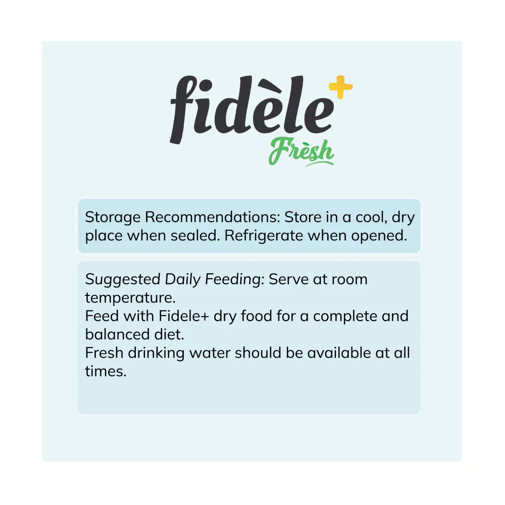 Fidele Plus Fresh Fish with Vegetables Dog Wet Food - Image 5