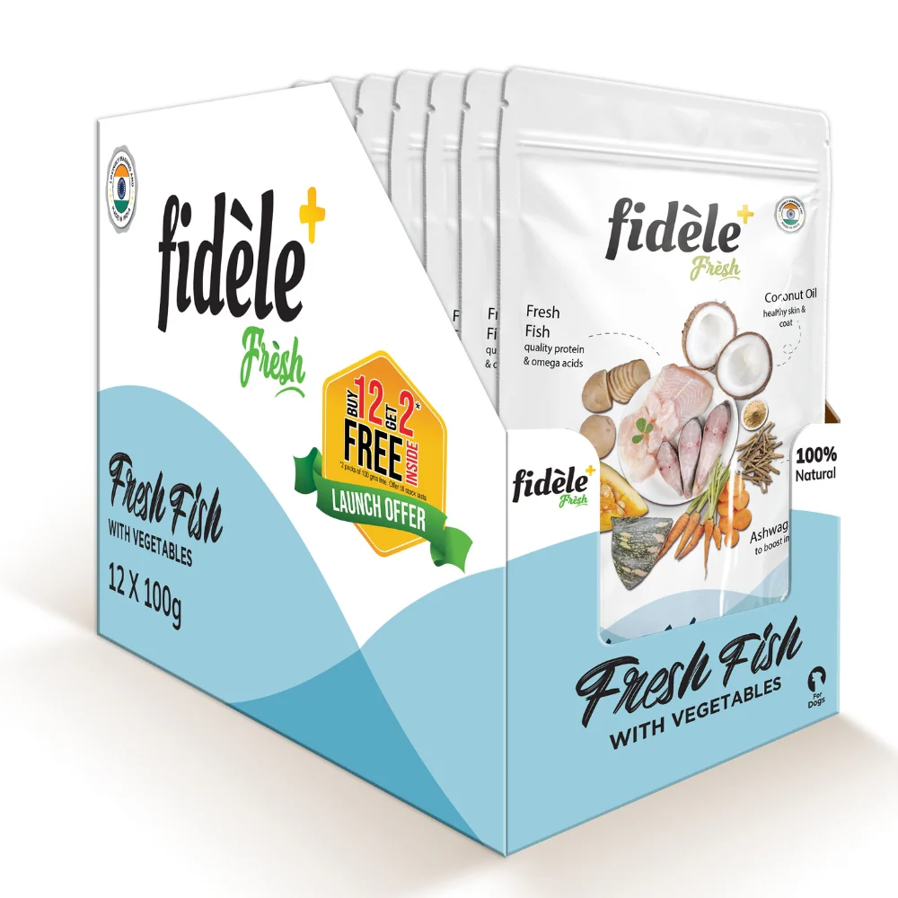 Fidele Plus Fresh Fish with Vegetables Dog Wet Food - Image 9