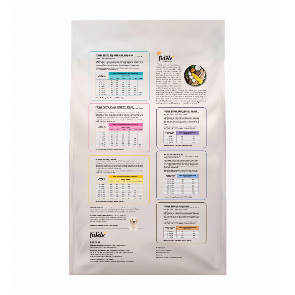Fidele Plus Large Puppy Dry Food - Image 14
