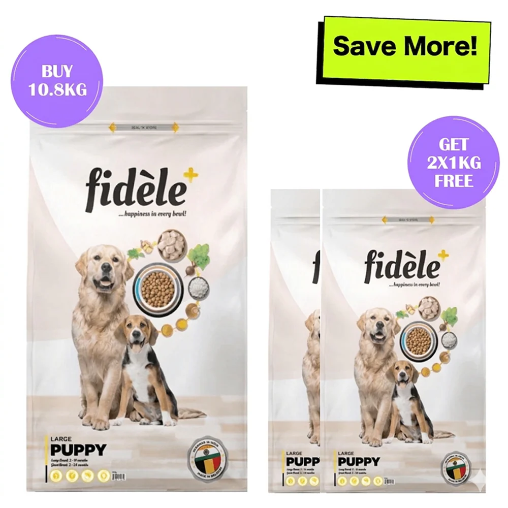 Fidele Plus Large Puppy Dry Food - Image 15