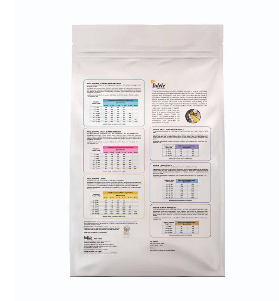 Fidele Plus Small and Medium Puppy Dry Food - Image 7