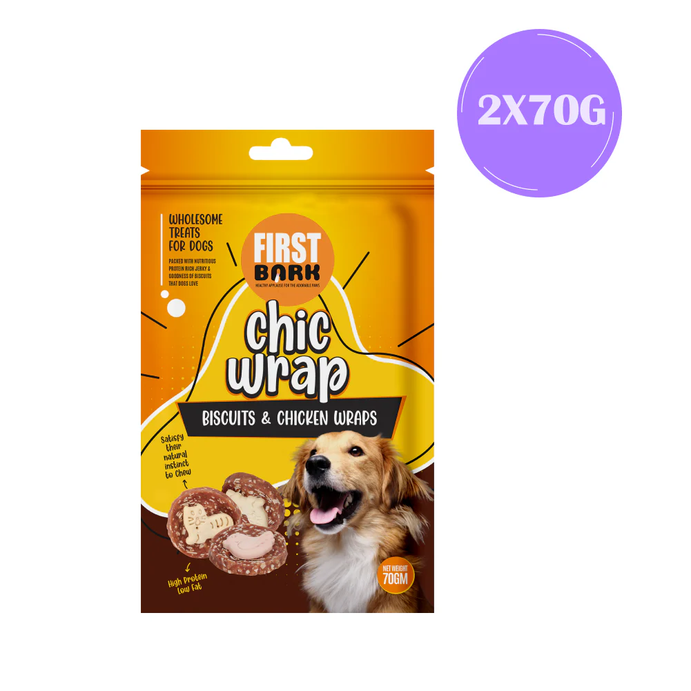 First Bark Biscuits & Chicken Wrap Dog Treats - Image 2