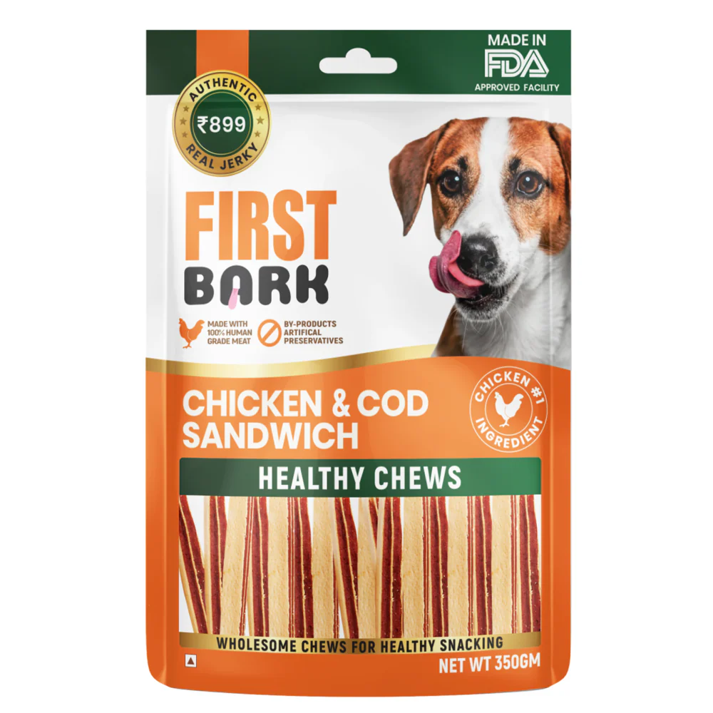 First Bark Chicken & Cod Sandwich Dog Treats - Image 6