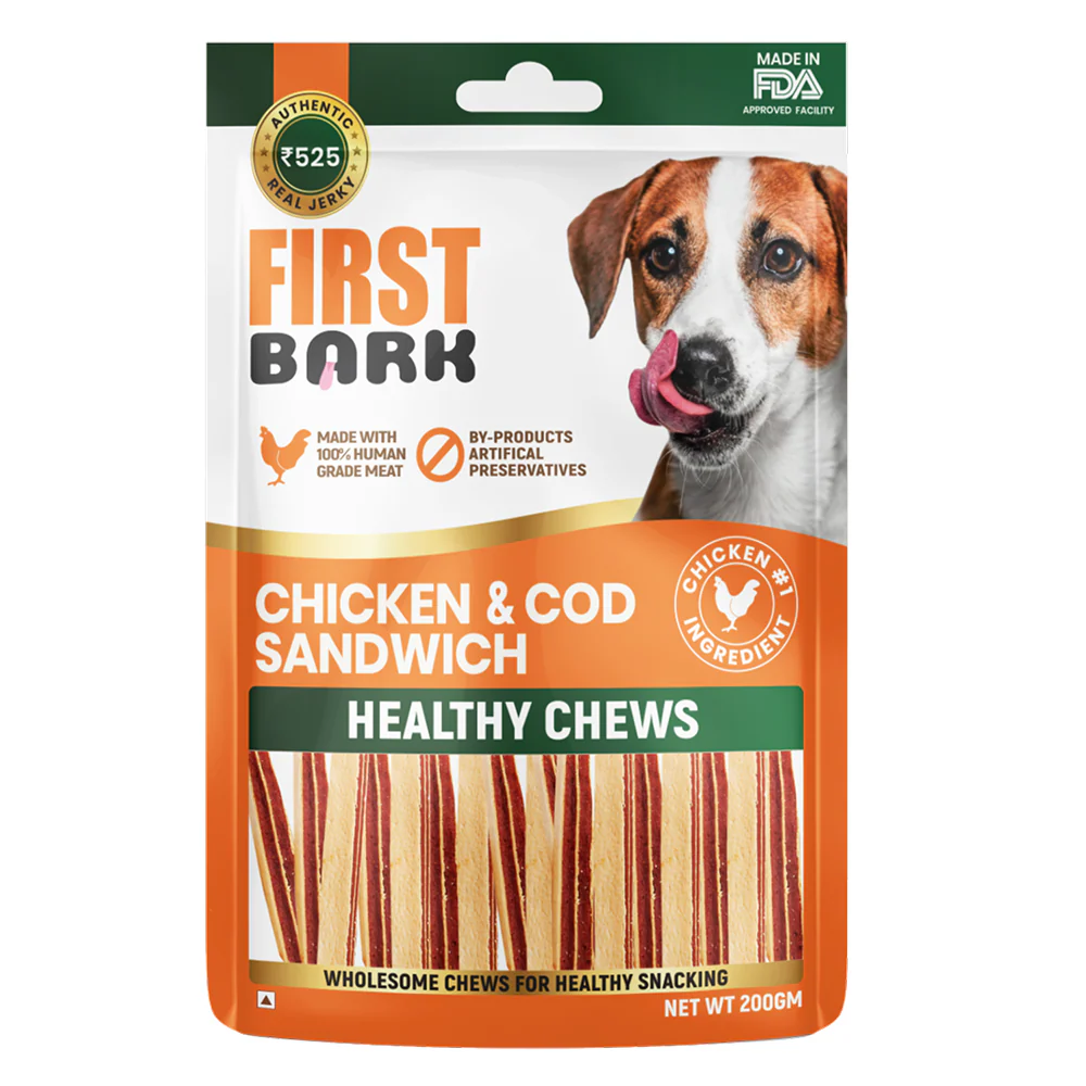 First Bark Chicken & Cod Sandwich Dog Treats - Image 7