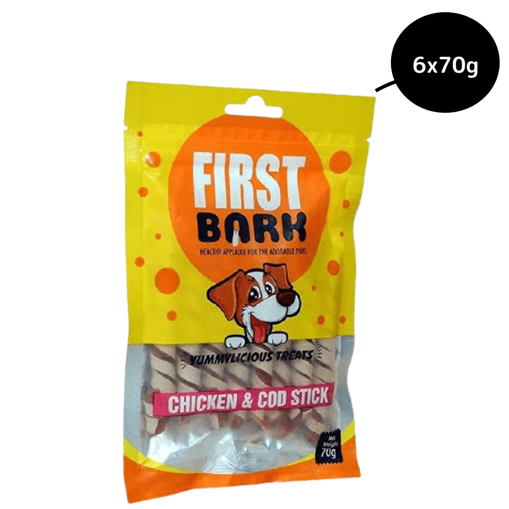 First Bark Chicken Cod Stick Dog Treats - Image 2