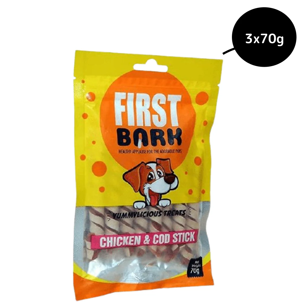 First Bark Chicken Cod Stick Dog Treats - Image 3