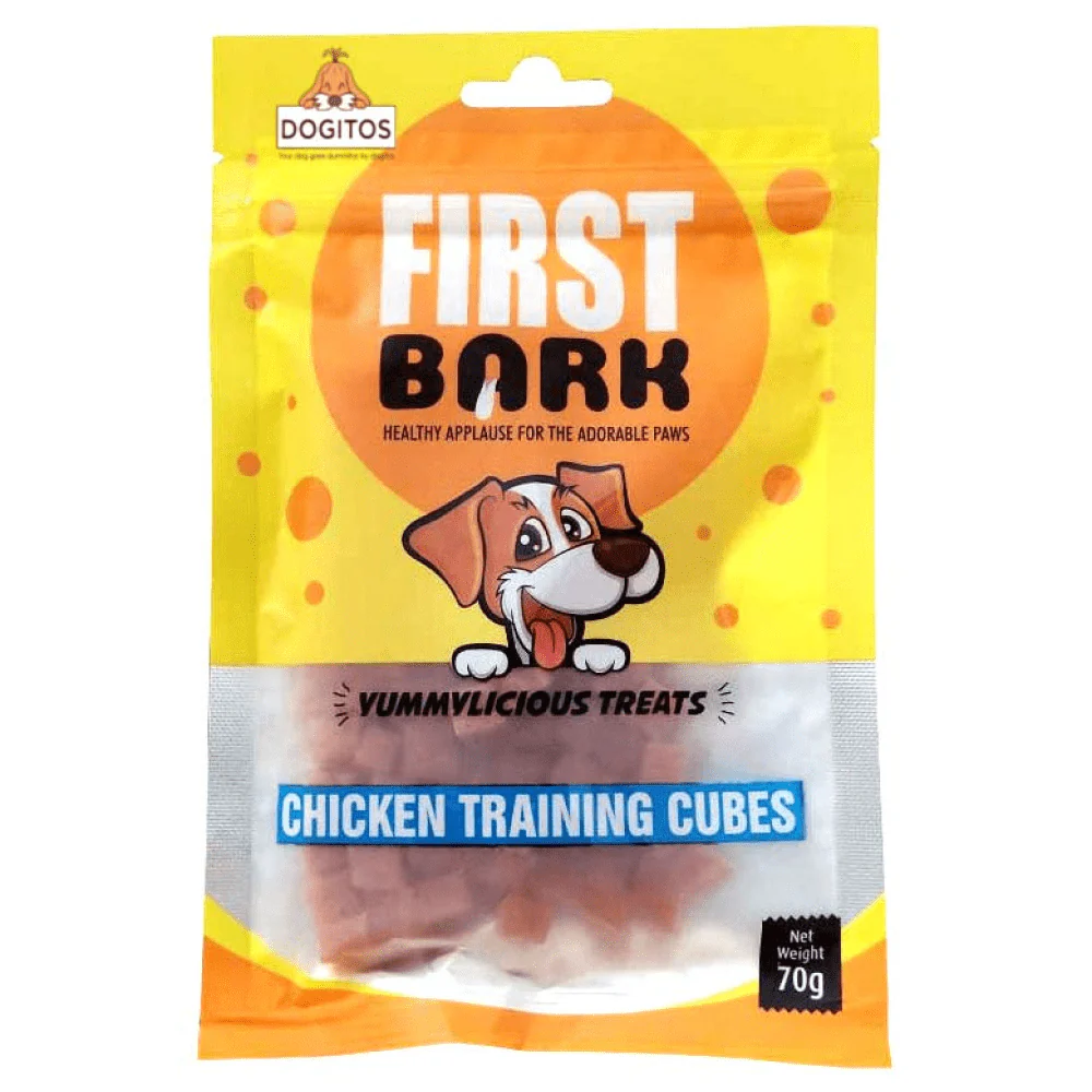 First Bark Chicken Training Cubes Dog Treat - Image 2