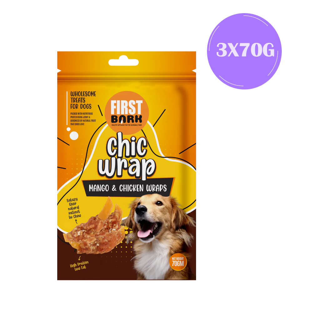 First Bark Mango & Chicken Wrap Dog Treats - Image 3