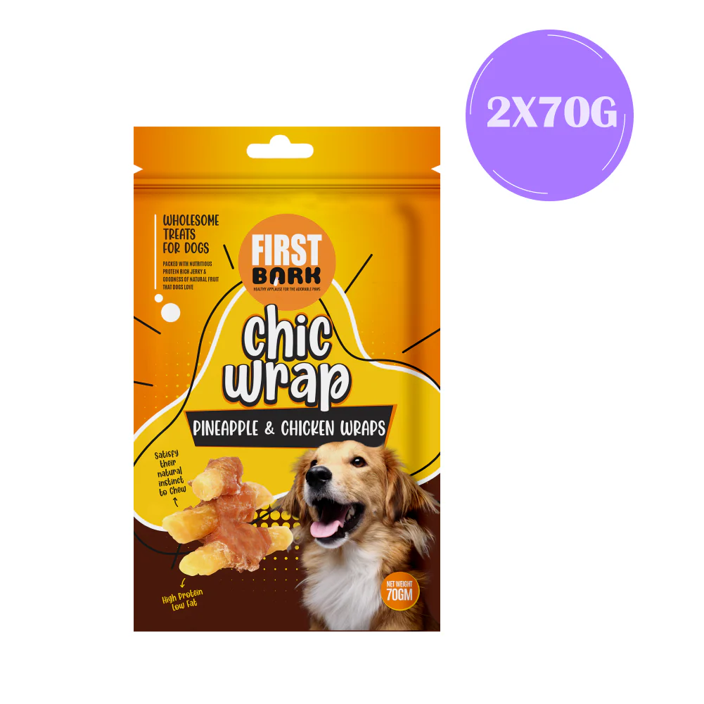 First Bark Pineapple & Chicken Wrap Dog Treats - Image 2