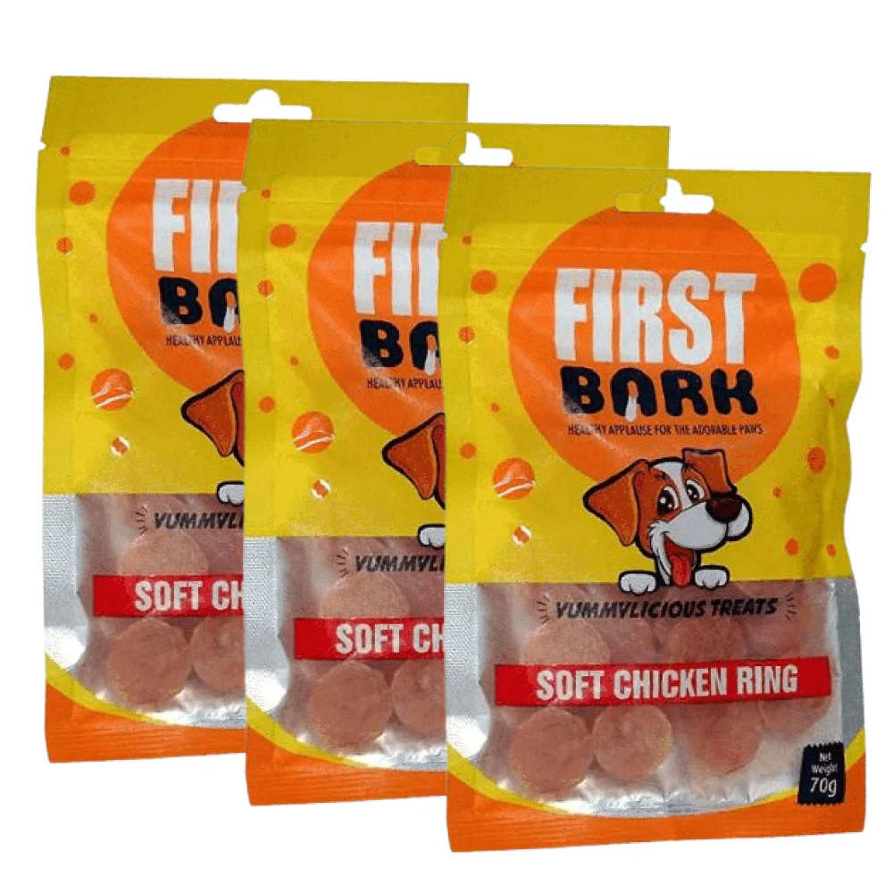 First Bark Soft Chicken Ring Dog Treats - Image 3