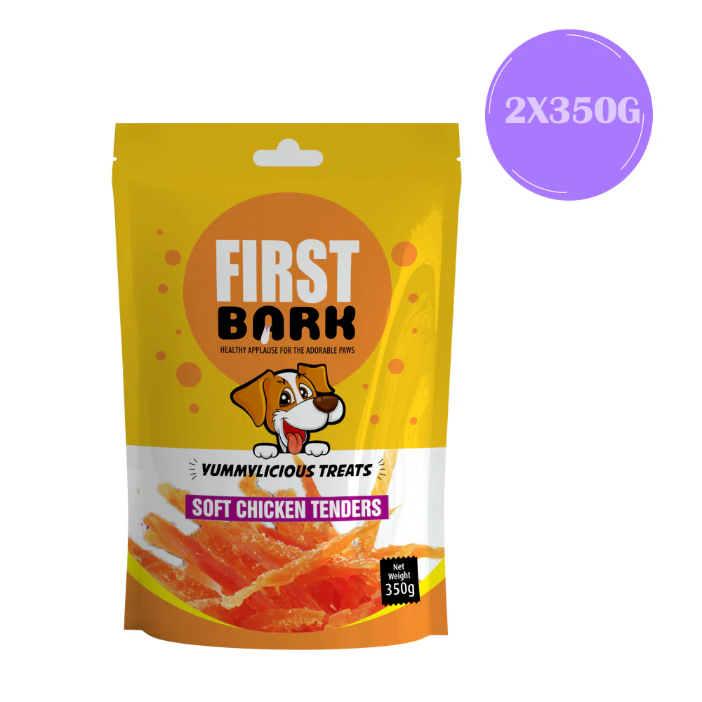 First Bark Soft Chicken Tenders Dog Treats (350g) - Image 2