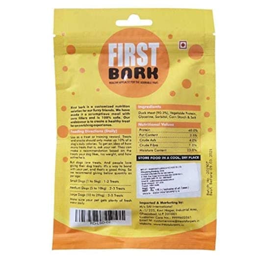 First Bark Soft Roasted Duck Dog Treats - Image 5