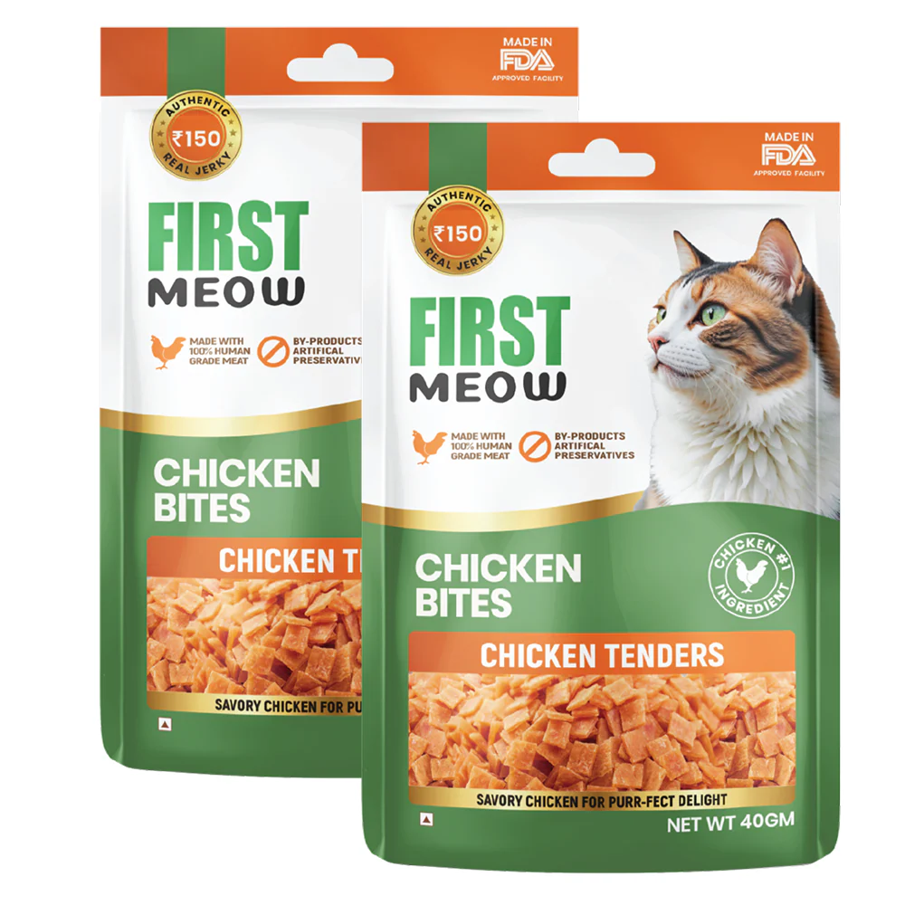 First Meow Chicken Bites Jerky Cat Treat - Image 2