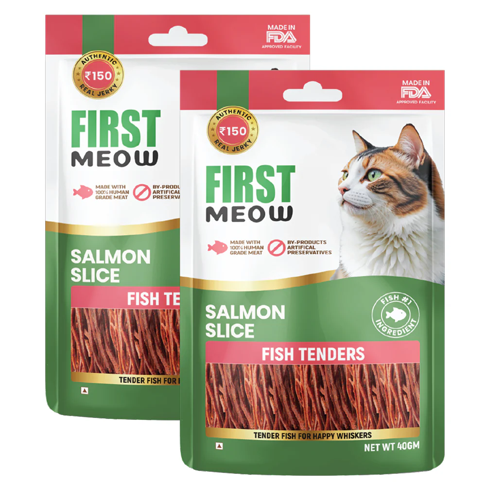 First Meow Salmon Slice Jerky Cat Treat - Image 2