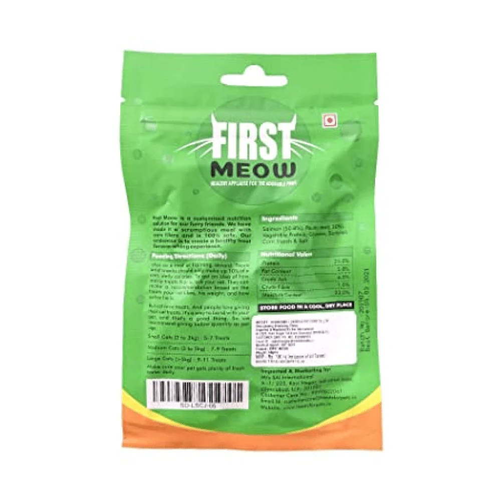 First Meow Soft Chicken Strip and Salmon Dice Cat Treat Combo - Image 5