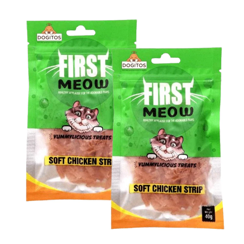 First Meow Soft Chicken Strip Cat Treat - Image 4