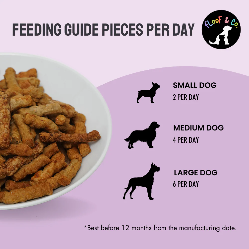 Floof & Co Chewy Pork Chew Jerky Dog Treats - Image 5