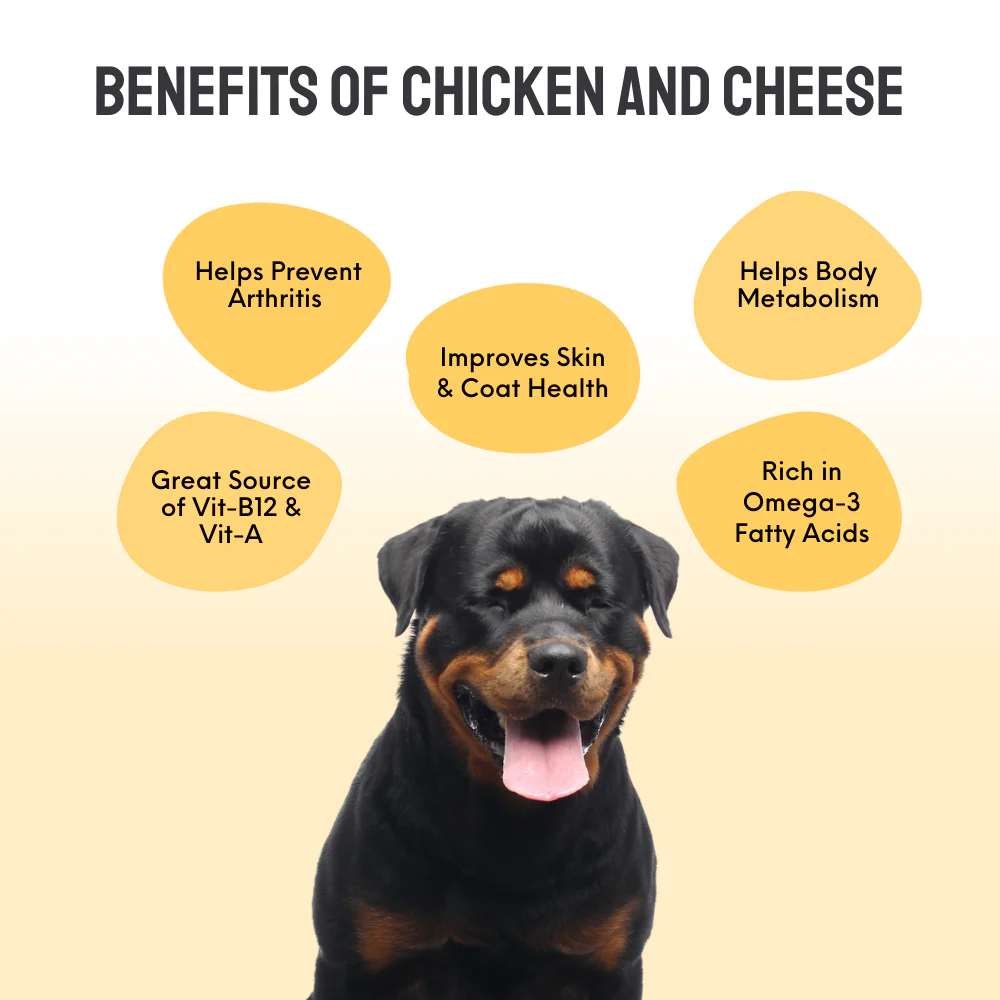 Floof & Co Classic Chicken Cheese Dog Treats - Image 3