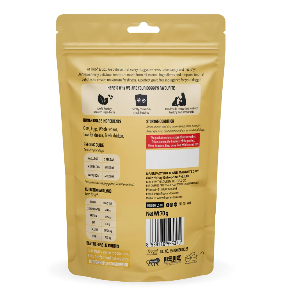 Floof & Co Classic Chicken Cheese Dog Treats - Image 7