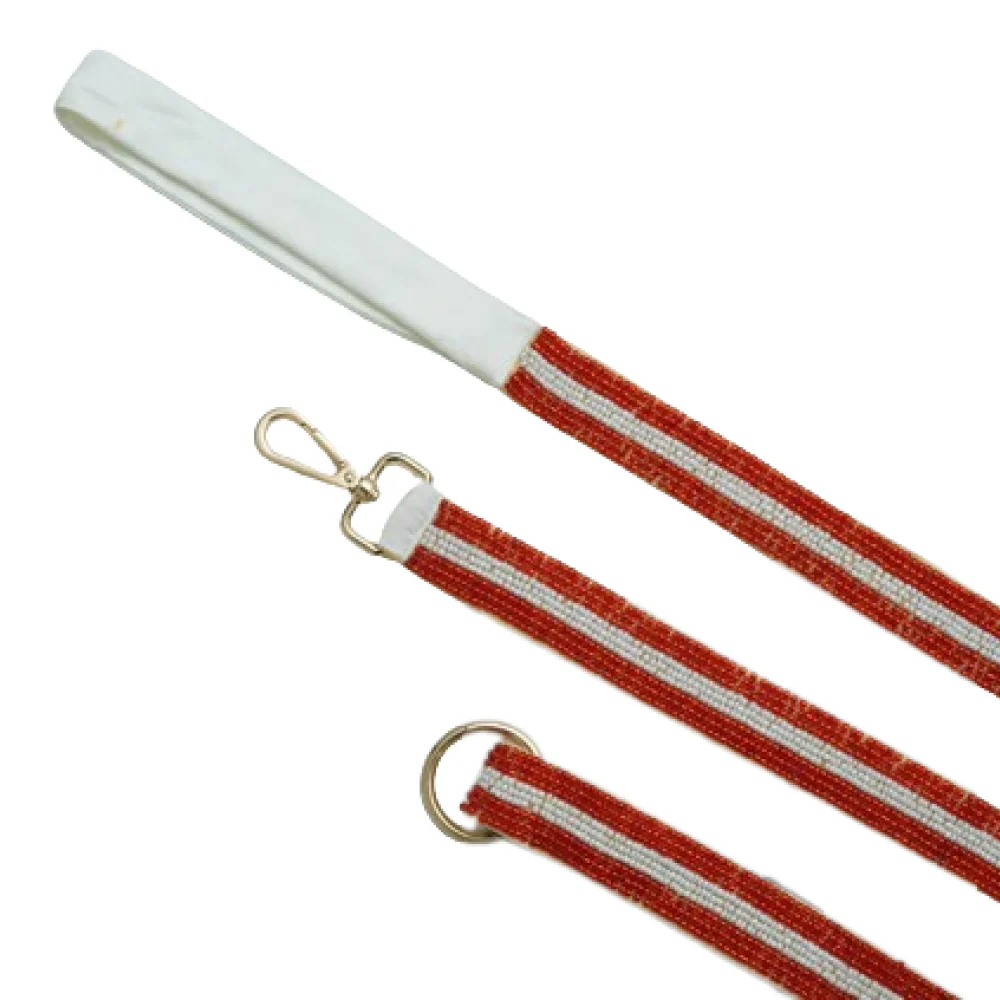 Floof & Co Paw Ruby Pearl Leash & Collar (Red) - Image 2