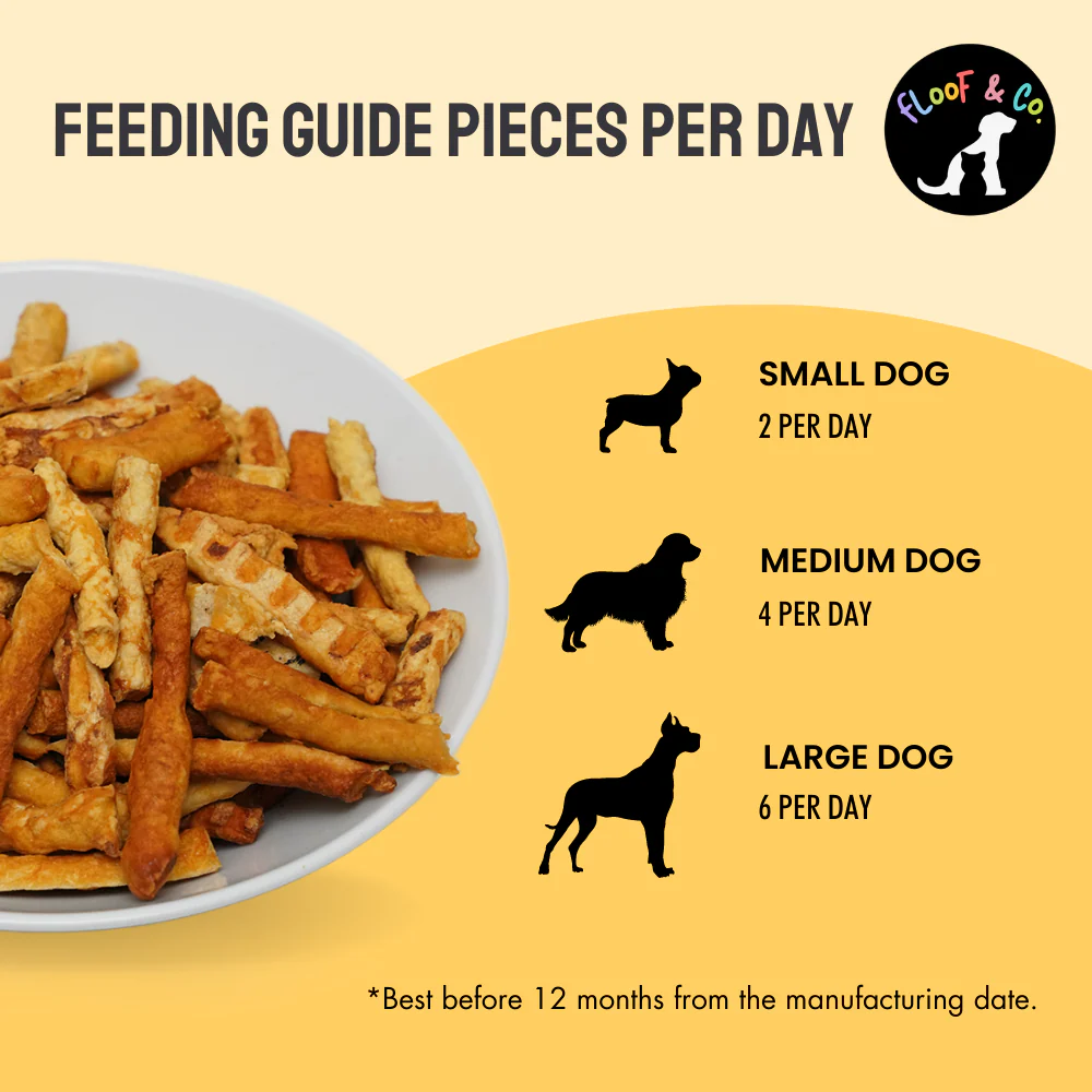 Floof & Co Pork Chew, Bacon Cheese, Chicken Cheese, Roasted Lamb and Smoked Lamb Dog Treats Combo - Image 28