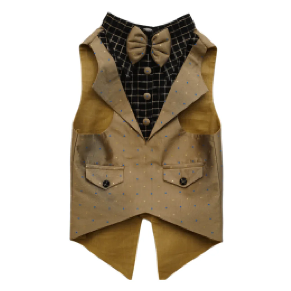 Floof & Co Tuxedo for Dogs (Khaki) - Image 2