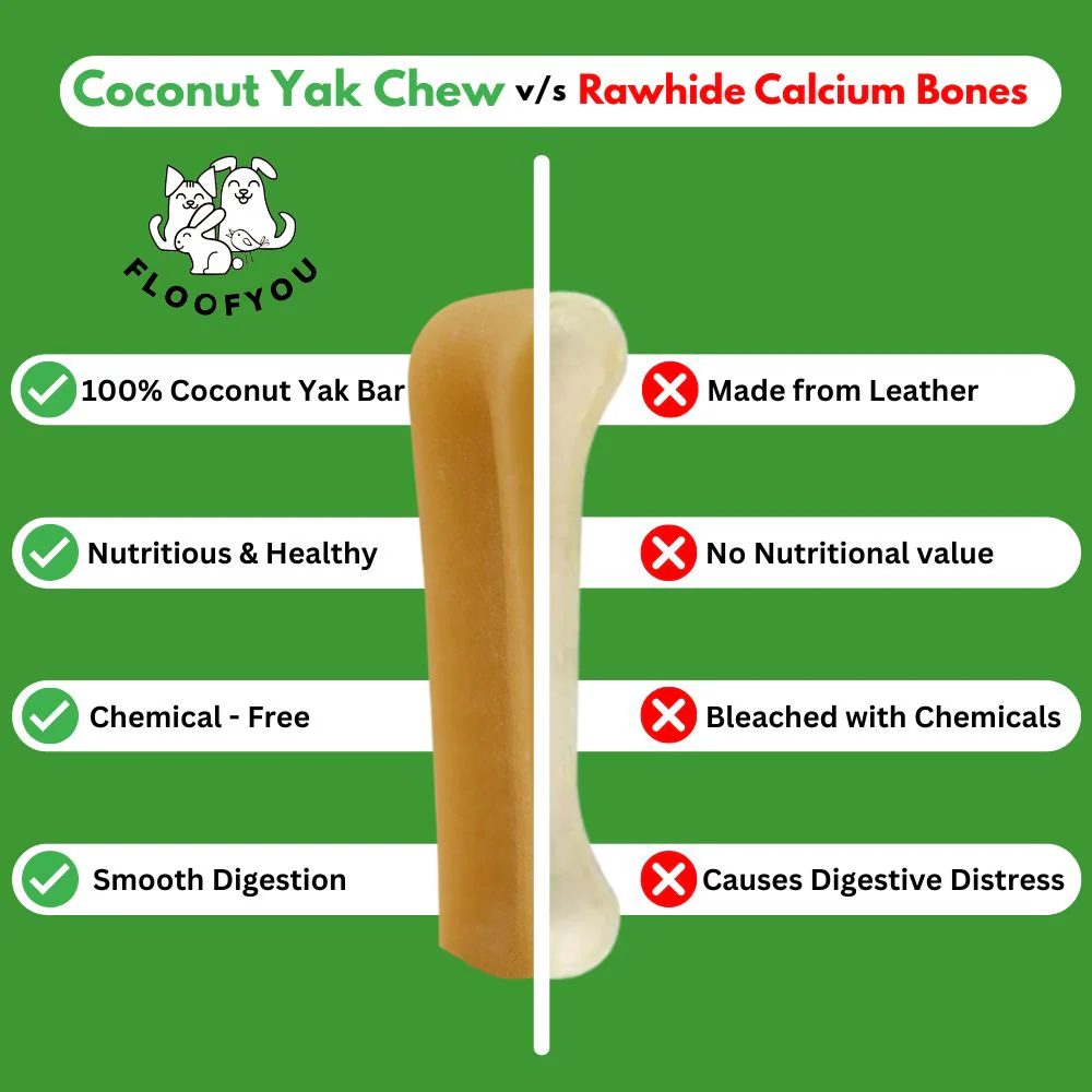 FloofYou Sun Dried Coconut Yak Churpi Chew Dogs Treat - Image 5
