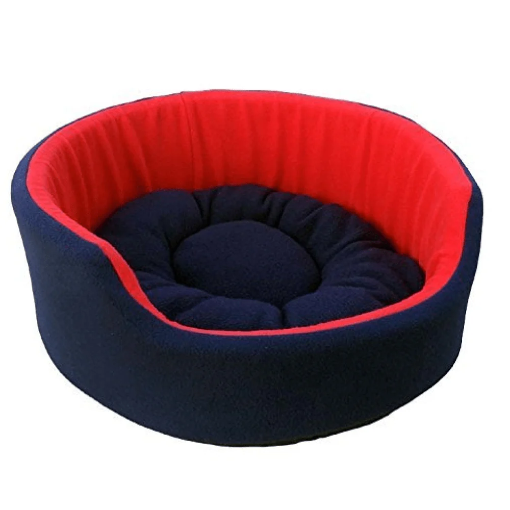 Fluffy's Pawsome Luxurious Both Side Soft Polyester Bed for Dogs and Cats (Red/Blue) - Image 5