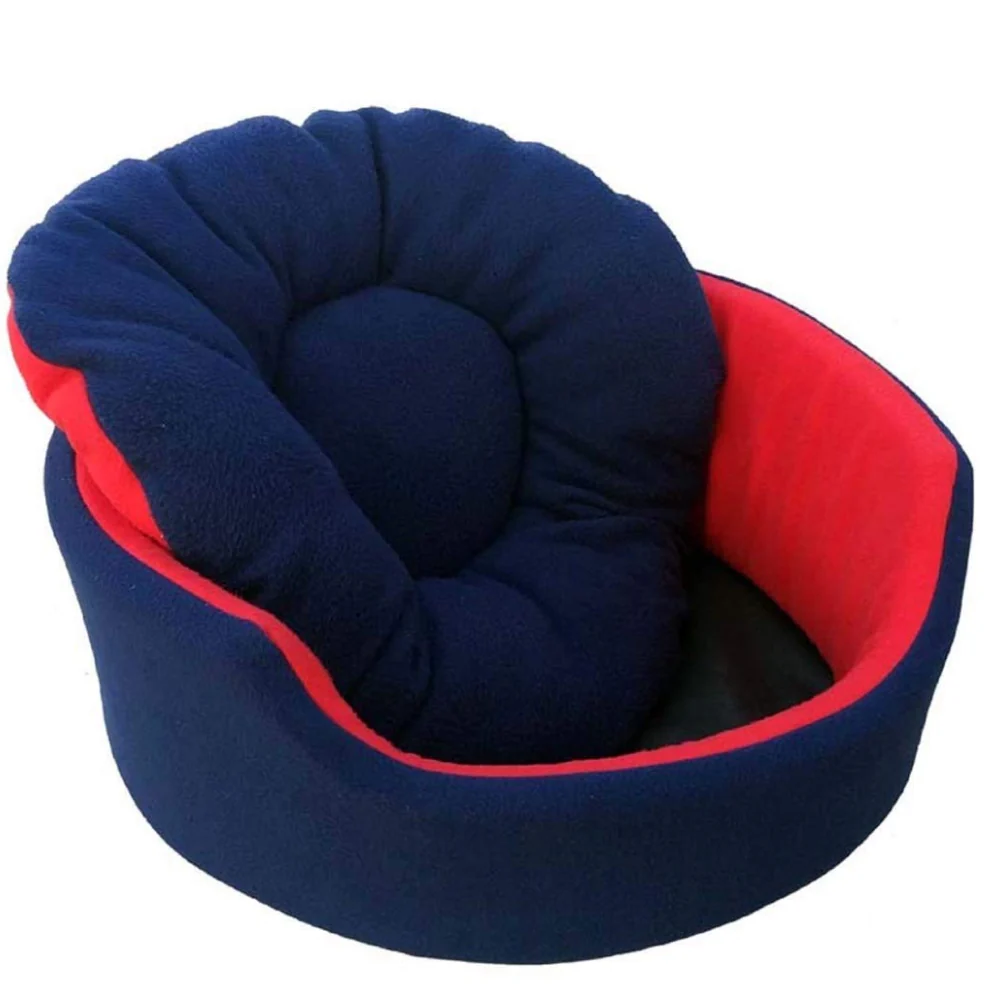 Fluffy's Pawsome Luxurious Both Side Soft Polyester Bed for Dogs and Cats (Red/Blue) - Image 7