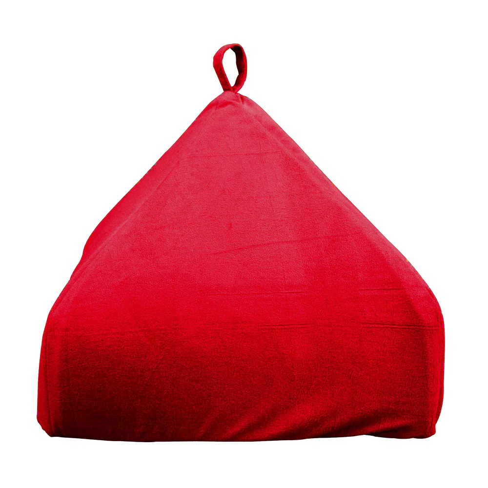 Fluffy's Pawsome Soft Velvet Premium Fabric Bed for Dogs and Cats (Red) - Image 4