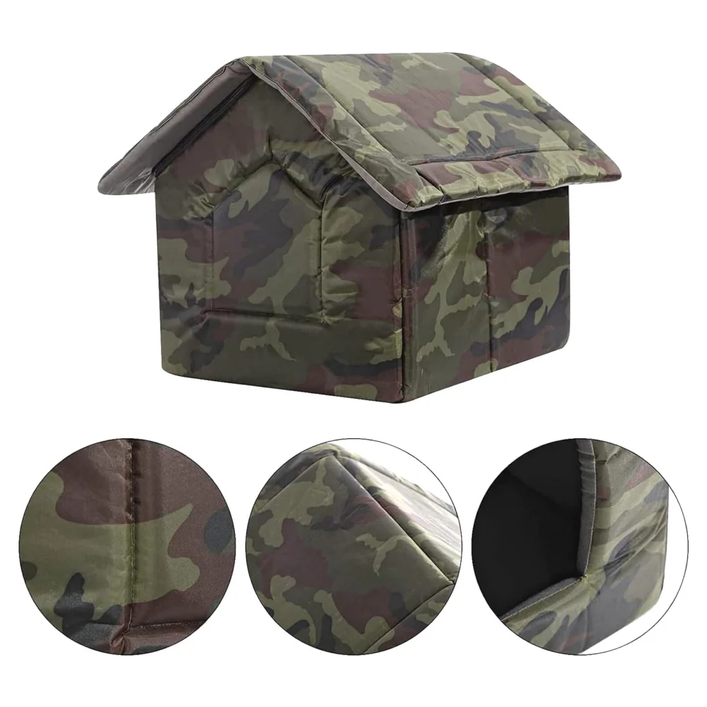 Fluffy's Petslover Luxurious Foldable Tent For Dogs and Cats (Army Print) - Image 5
