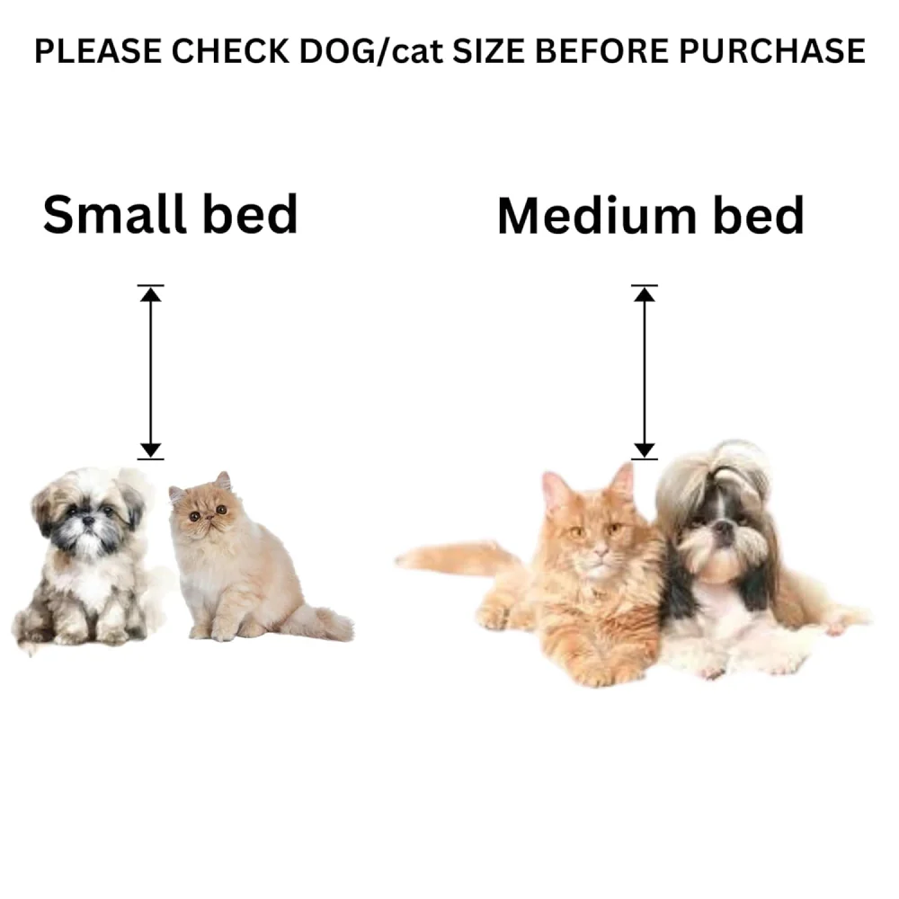 Fluffy's Washable Hut Bed for Dogs and Cats (Brown) - Image 3