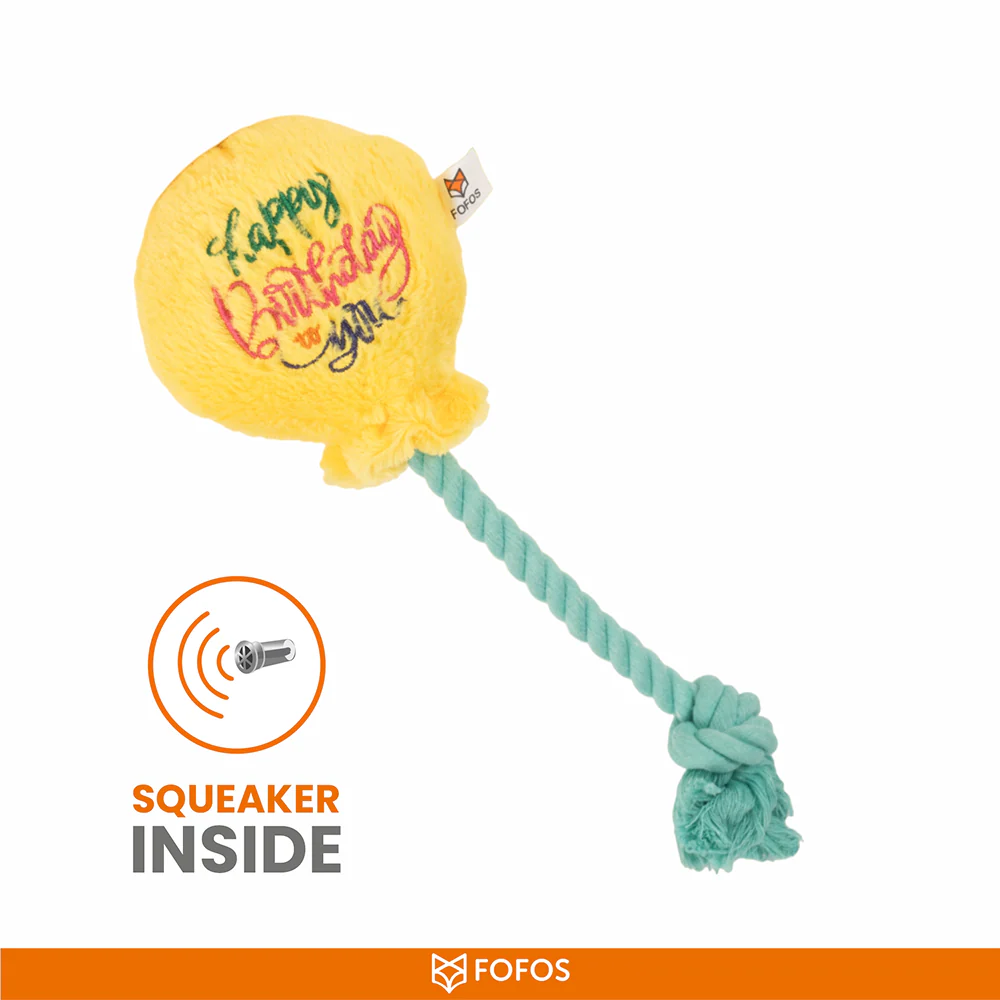 Barkbutler x Fofos Birthday Balloon Plush Toy for Dogs - Image 5