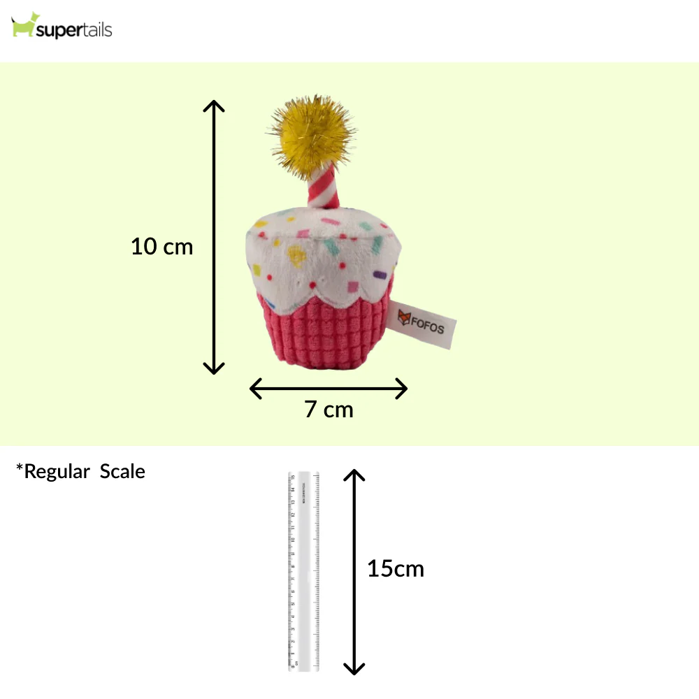 Barkbutler x Fofos Birthday Cake Catnip Toy for Cats - Image 2