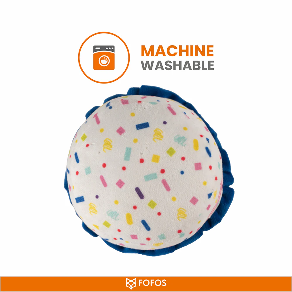 Barkbutler x Fofos Birthday Cake Plush Toy for Dogs - Image 8