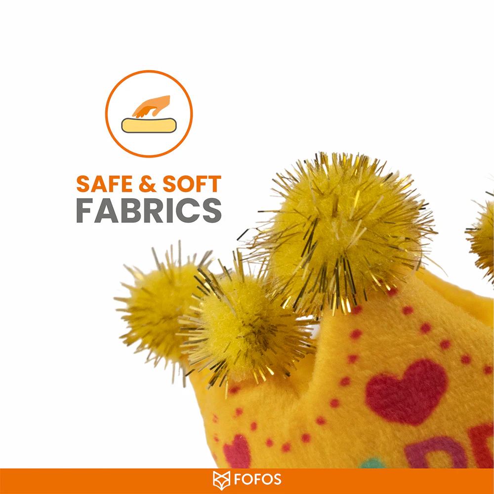 Barkbutler x Fofos Birthday Crown Catnip Toy for Cats - Image 5