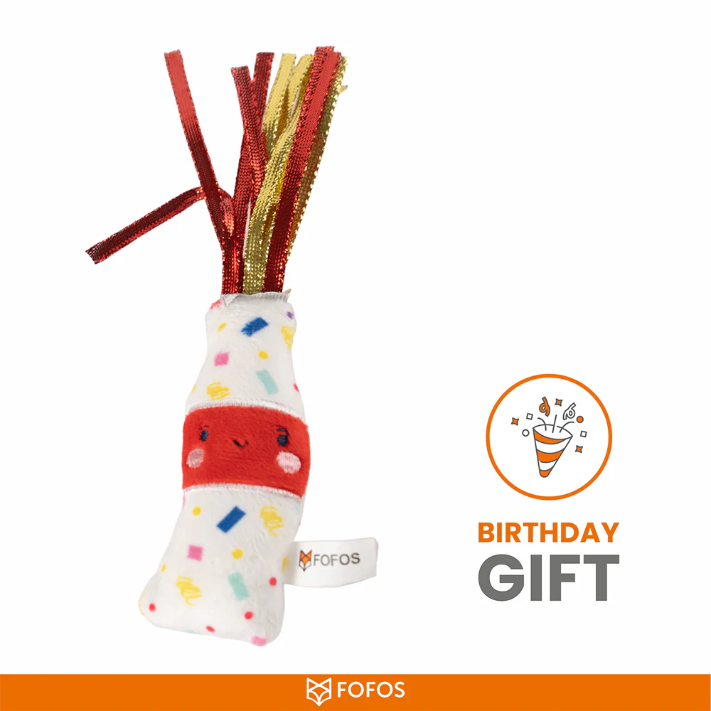 Barkbutler x Fofos Birthday Drink Catnip Toy for Cats - Image 3